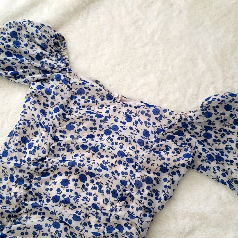 Cute white floral dress